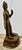 Antique Bronzed Standing Buddha Statue on Stand For Sale - Image 10 of 12