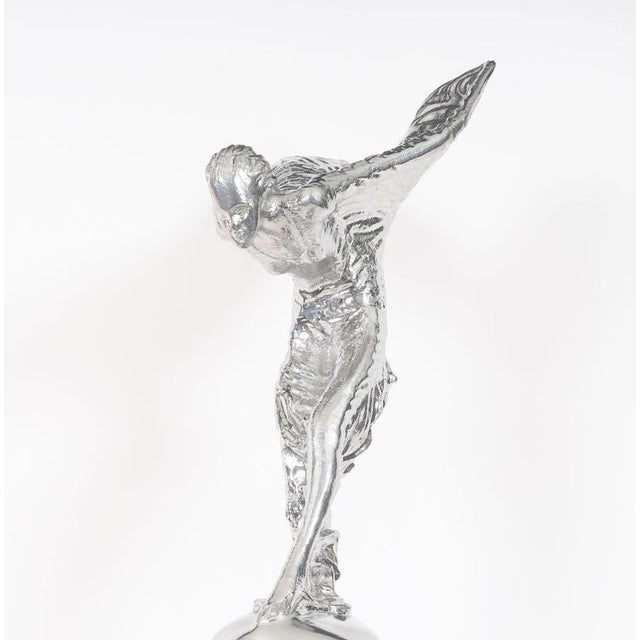 2000 - 2009 Mid-Century Rolls Royce Spirit of Ecstasy Sculpture For Sale - Image 5 of 18