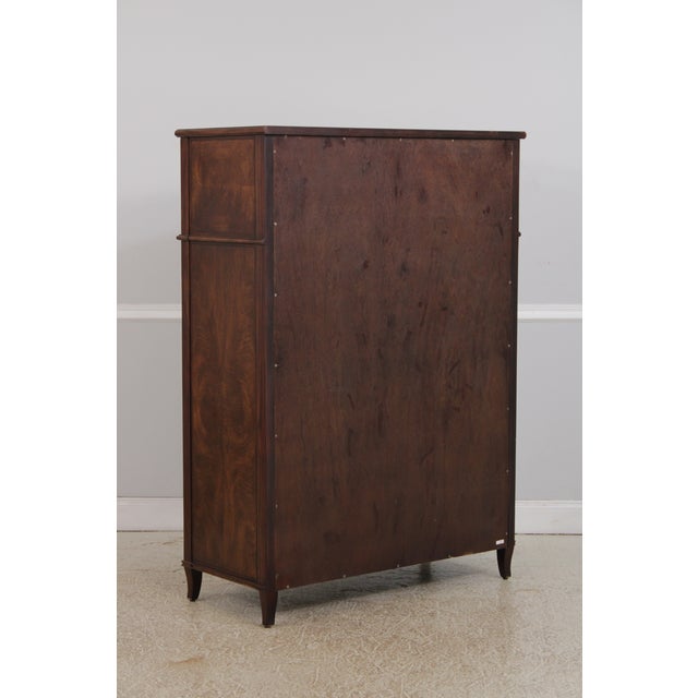 Theodore Alexander 7 Drawer Mahogany High Chest For Sale - Image 12 of 13