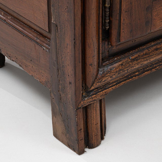 19th Century French Neo-Basque Wooden Buffet in Original Patina For Sale - Image 11 of 18
