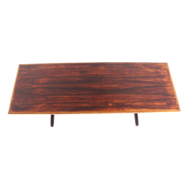 Rosewood & Walnut Drachten Coffee Table For Sale - Image 9 of 14