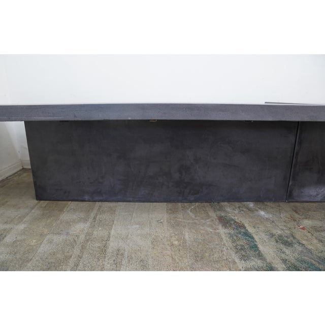 James De Wulf Custom Concrete Dining TableJames De Wulf Custom Concrete Dining Table For Sale - Image 4 of 12