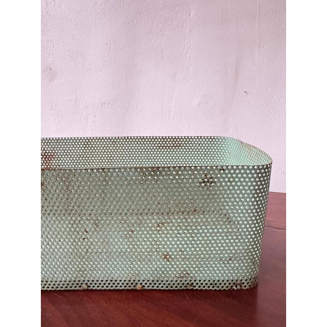 Mid-Century Modern French Perforated Metal Planter by Mathieu Matégot, 1956 For Sale - Image 13 of 16