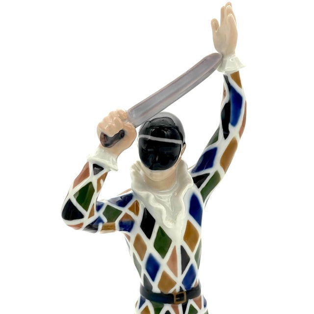 Bing & Gr√∂ndahl "Harlequin with Sword", Designed by Ebbe Sadolin For Sale - Image 10 of 10
