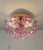 Gemstone Vintage Prismatic Sputnik Chandelier Mid-Century Modern Sputnik Flush Mount Purple Diamond-Cut Glass Lighting For Sale - Image 7 of 12
