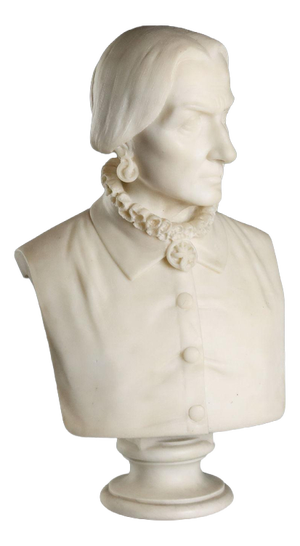Bust of a Noble Lady, White Marble