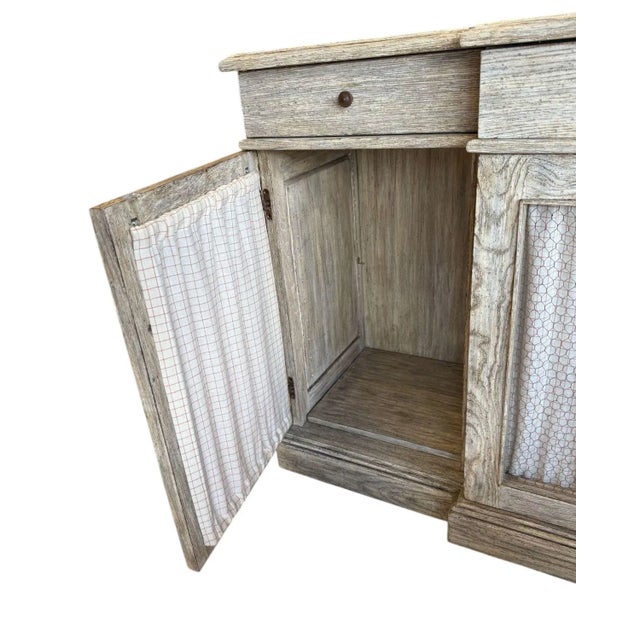 Early 21st Century Cerused Oak Sideboard For Sale - Image 10 of 13