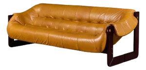 Percival Lafer MP-97 Leather Sofa