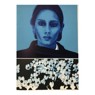 Jacques Monory Signed Original Lithograph Supposer 1972 For Sale