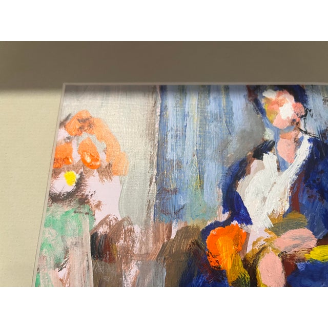 Abstract Figurative Expressionist Painting Signed Kamien Acrylic on ...