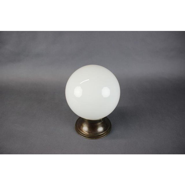 Art Deco Brass Ceilling Lamp, 1920s For Sale - Image 6 of 10