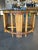 1950s 1950s Restored Rattan Twenty Pole Coffee Table With Glass Top For Sale - Image 5 of 7