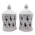 Handcrafted Moroccan Glazed Terracotta Pierced Lanterns - a Pair For Sale