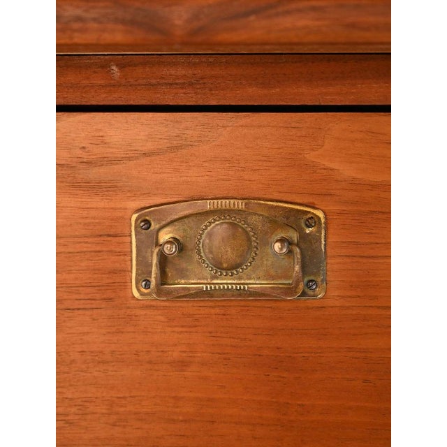 Brown Northern European Teak Chest of Drawers, 1960s For Sale - Image 8 of 11