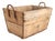 French Champagne Wooden Harvest Crate Planter, 1950s For Sale