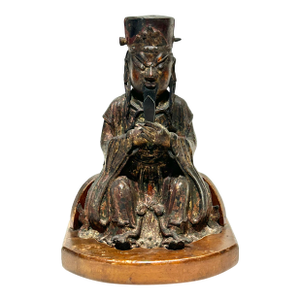 c.16th Century Chinese Ming Dynasty Bronze of Taoist Immortal