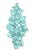 Botanica Ocean Mist - Original Botanical Abstract Aluminum Mesh Wall Sculpture For Sale In Los Angeles - Image 6 of 7
