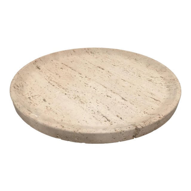Oversized Travertine Centerpiece Attributed to Fratelli Mannelli For Sale