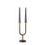 Deneb is a two-arm candelabra made of hammered brass and crafted in Italy, reinterpreting a classic form through a unique...