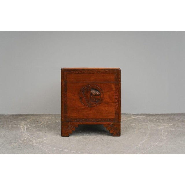 Asian Camphor Chest in Mahogany, Late 20th Century For Sale - Image 9 of 18