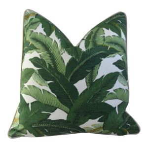 Tropical Iconic Swaying Banana Leaf Feather/Down Pillow