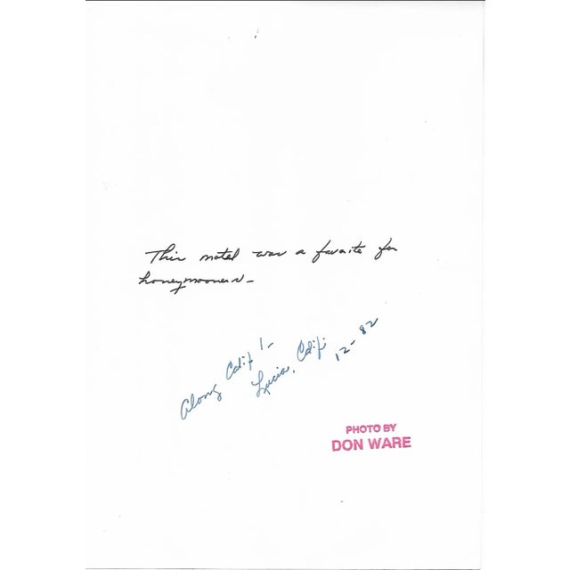 1982 black and white photo by Don Coleman Ware (1921-2006) along the Pacific Coast Highway in California. Titled, dated...