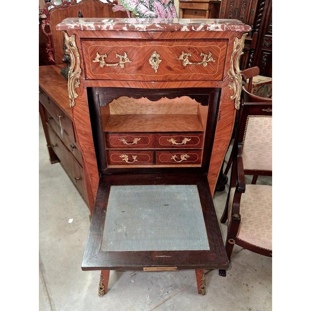 Late 19th Century Louis XV Style Ladys Secretary For Sale - Image 4 of 7