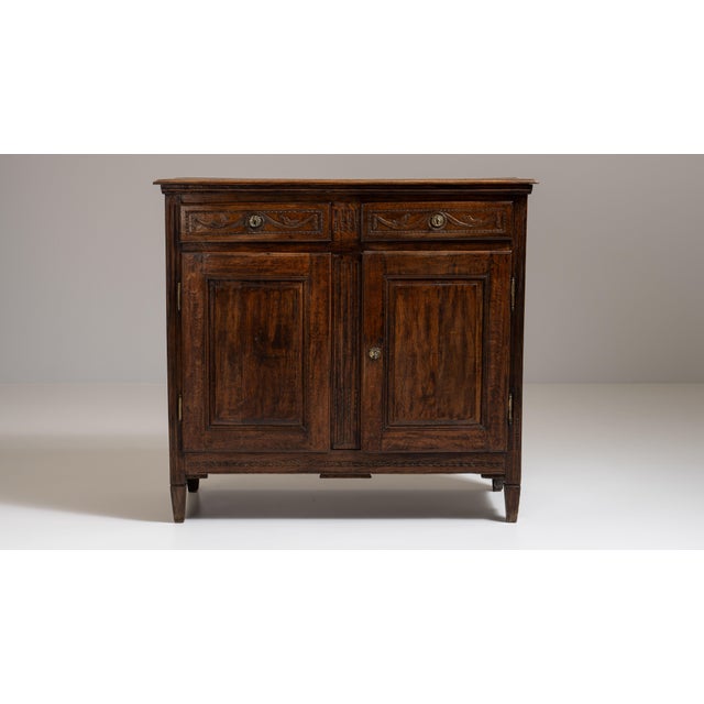 19th Century 19th Century French Dark Brown Renaissance Buffet in Original Patina For Sale - Image 5 of 15