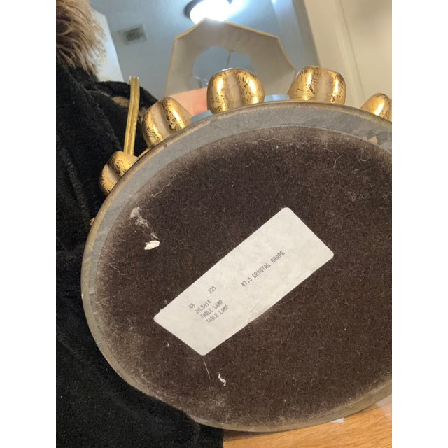 1980s John Richard’s Collection Neoclassical Brass and Crystal Corinthian Column Floor Lamp - a Pair For Sale In Houston - Image 6 of 15