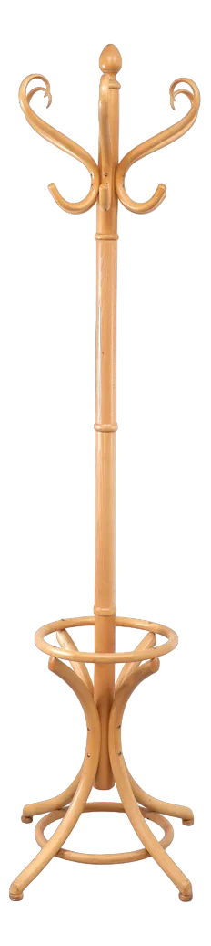 Beech Standing Coat Rack from Thonet, 1968