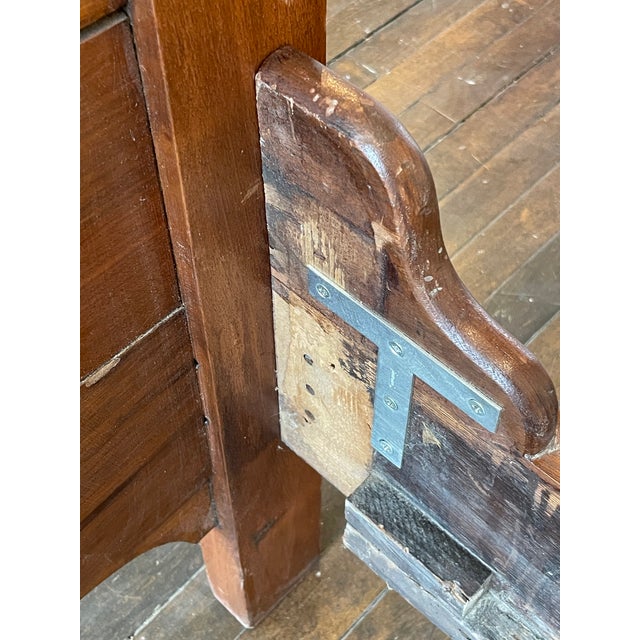 Antique Victorian/Eastlake Walnut Full Size Bed For Sale - Image 14 of 15