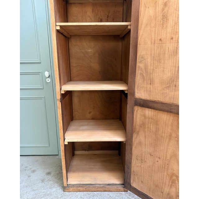 Vintage Oak Bonnetière, 1950s For Sale - Image 12 of 14