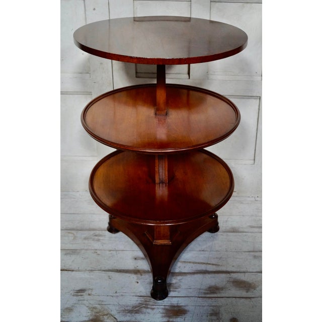 Early 19th Century Georgian Metamorphic Three-Tier Dumb Waiter, 1800s For Sale - Image 5 of 10