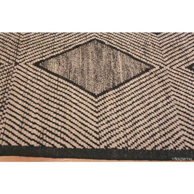2020s Nazmiyal Collection Diamond Design Modern Large Area Rug For Sale - Image 5 of 8