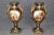 Palatial 19th Century French Cobalt Blue Porcelain Vases - Attributed to Sèvres (Pair) For Sale - Image 4 of 15