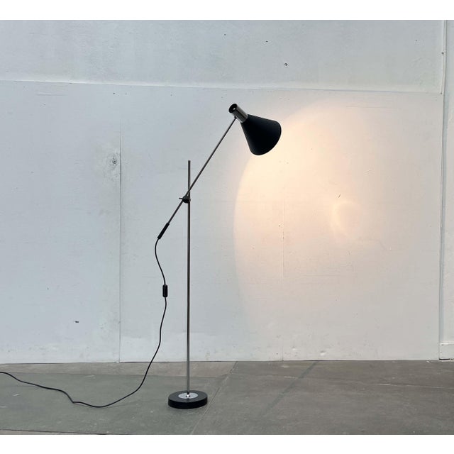 Mid-Century Modern Mid-Century Modern German Minimalist Floor Lamp, 1960s For Sale - Image 3 of 18