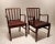 Set of Mahogany & Fabric Armchairs by Fritz Hansen, 1930s For Sale - Image 11 of 11