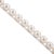 Gender: Ladies Metal Type: 14K White Gold Length: 19.00 inches Width: 13.07 mm Weight: 102.91 grams Lady's strung single...
