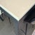 Tall Room & Board Parsons Table With 4 Leather Room & Board Bar Stools For Sale - Image 11 of 13