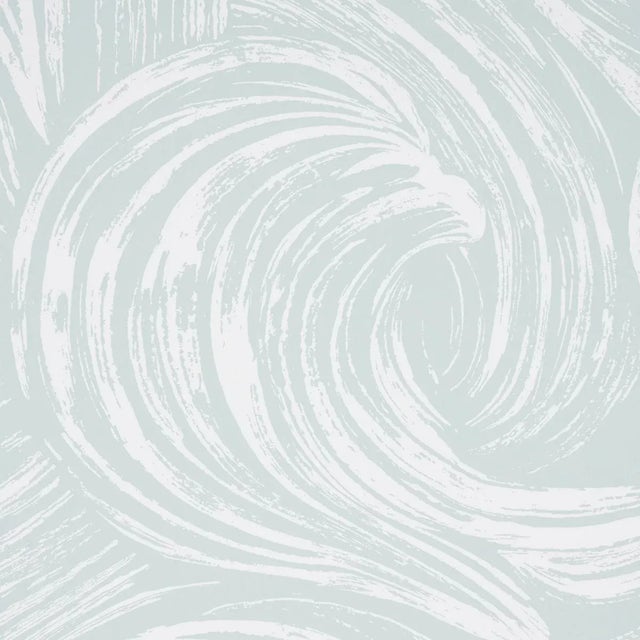Abstract Sample - Schumacher Shio Wallpaper in Mineral For Sale - Image 3 of 4