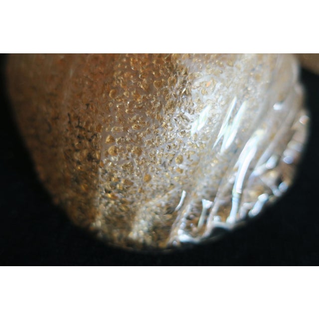 Mid-Century Modern Mid-Century Murano Gold Flecked Conch Wall Light, Italy, 1960s For Sale - Image 3 of 9