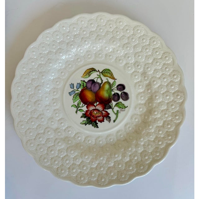 Vintage Spode Copeland England Botanical Luncheon Plates — Set of 10 For Sale - Image 9 of 16