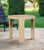 White Eclipse Outdoor Solid Teak Wood Natural Look End Table For Sale - Image 8 of 8