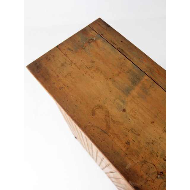 Antique Beadboard Country Cupboard Cabinet For Sale - Image 13 of 18