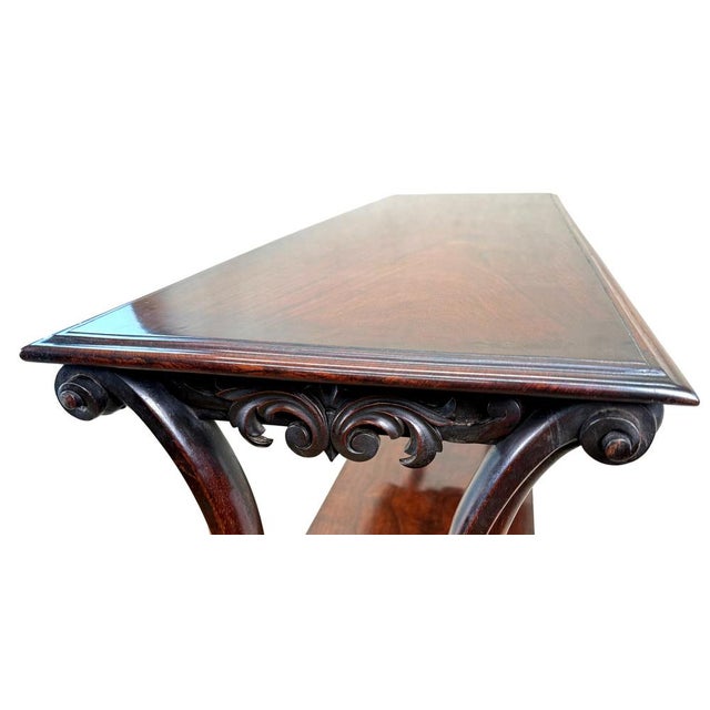 An Extremely Unusual And Very Good Quality Mid 19th Century William IV Period Rosewood Central Freestanding Buffet, Or...