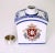 White Export Chinese Blue and White Porcelain Tea Caddy With Armorial Design & Butterflies For Sale - Image 8 of 10