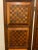 Wood 1980s Dark Wood Chessboard 3 Panel Room Divider For Sale - Image 7 of 12