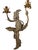 Regency Wall Light in Wrought Iron, in Good conditions. Designed 1920 to 1949 Up to 250V (Europe/UK Standard).The wiring...