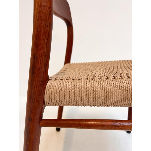 Vintage Model 75 Chairs by Niels Møller for J.L. Møllers, 1960s, Set of 4 For Sale - Image 17 of 18