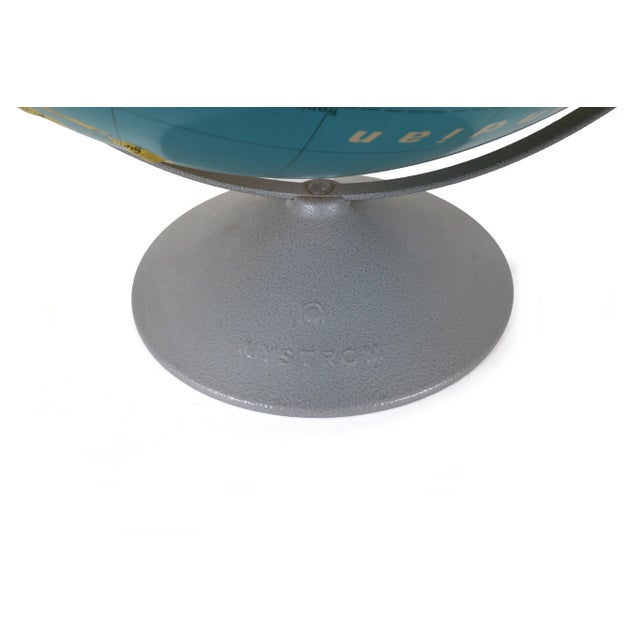 16" Nystrom Readiness World Globe - Vintage 1994 For Sale - Image 10 of 11